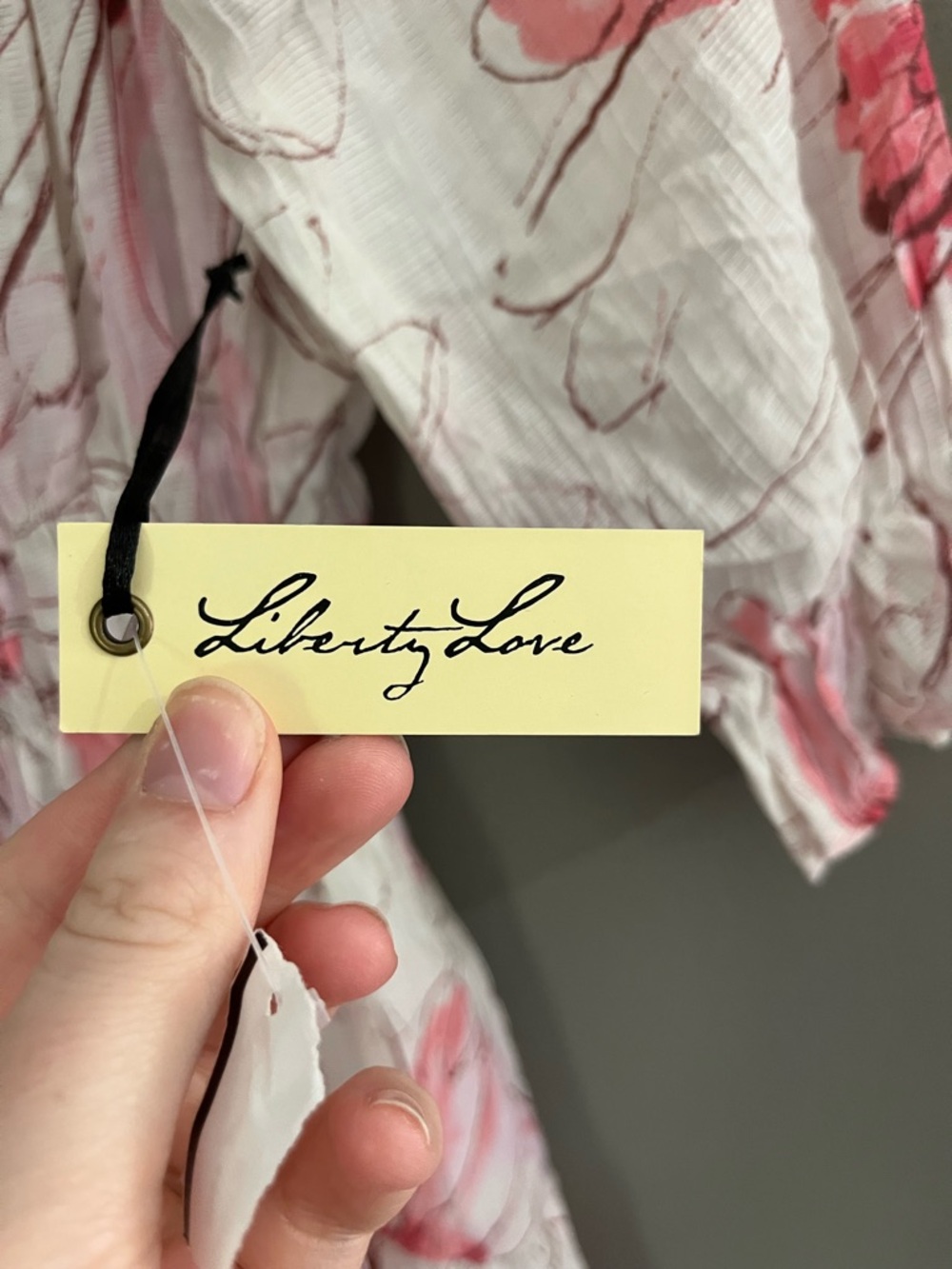 Liberty Love Mini Dress Milkmaid Gathered Bust Empire Waist A-Line Coquette Pink - Picture 5 of 13